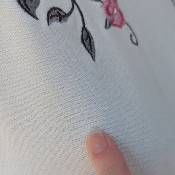 NWT Vintage Embroidered Sweatshirt - Picture 3 of 6